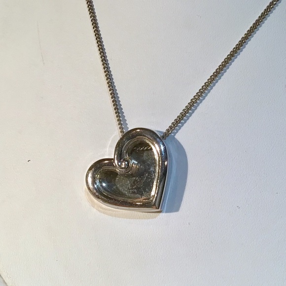 ❤️ Silver Floating Glass Heart Locket - Picture 4 of 7